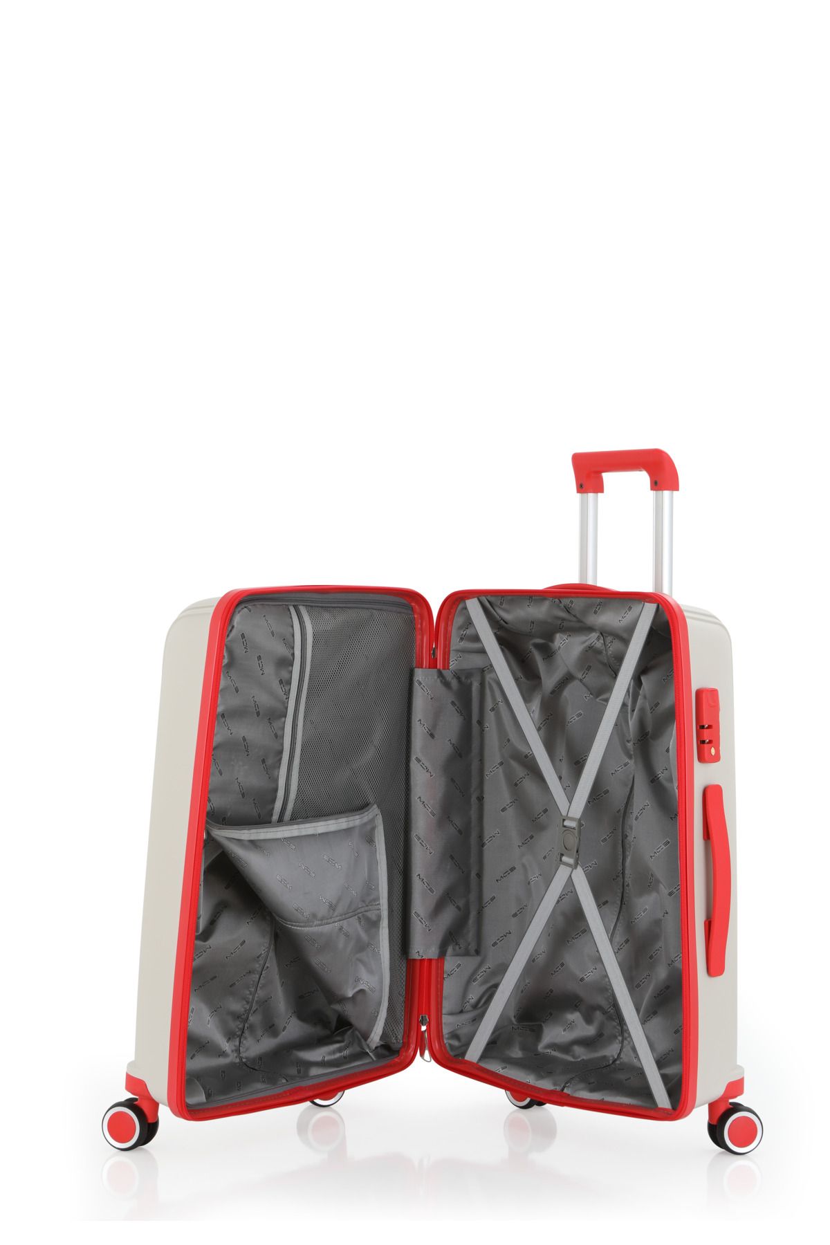 Mçs Polipropilen Valiz V305 55 CM Mçs Polipropilen Valiz V305 55 CM