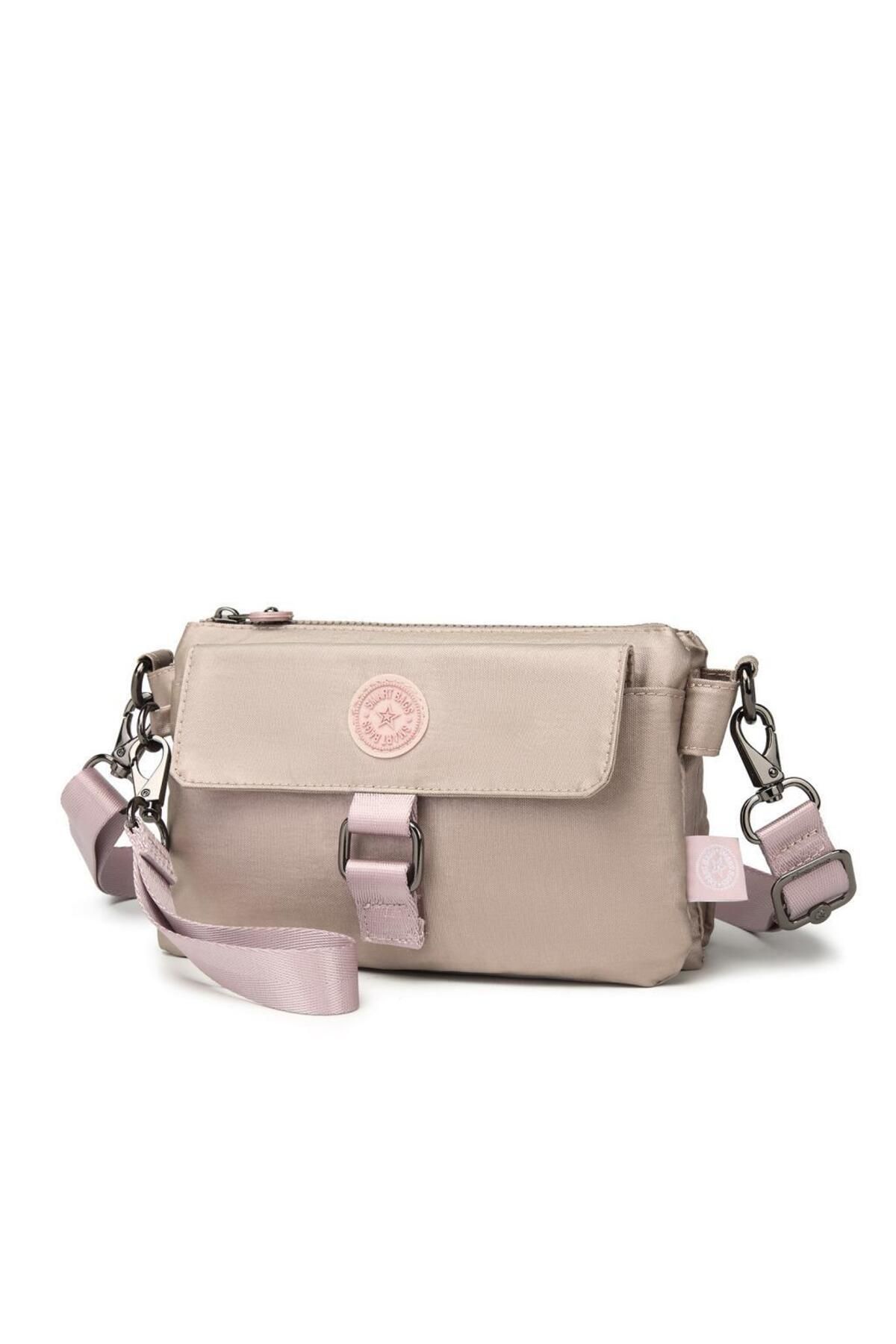 Metalik Kumaş Minik Boy Smart Bags Postacı Kadın Çantası 1147 Metalik Kumaş Minik Boy Smart Bags Postacı Kadın Çantası 1147