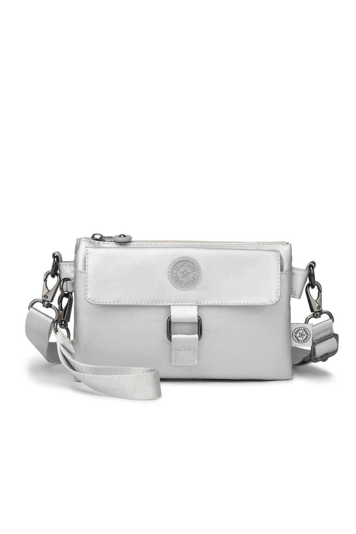 Metalik Kumaş Minik Boy Smart Bags Postacı Kadın Çantası 1147 Metalik Kumaş Minik Boy Smart Bags Postacı Kadın Çantası 1147