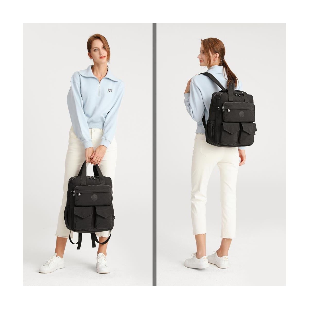 Smart Bags Büyük Boy Krinkıl Kumaş Sırt Çantası Smart Bags 1175 Smart Bags Büyük Boy Krinkıl Kumaş Sırt Çantası Smart Bags 1175