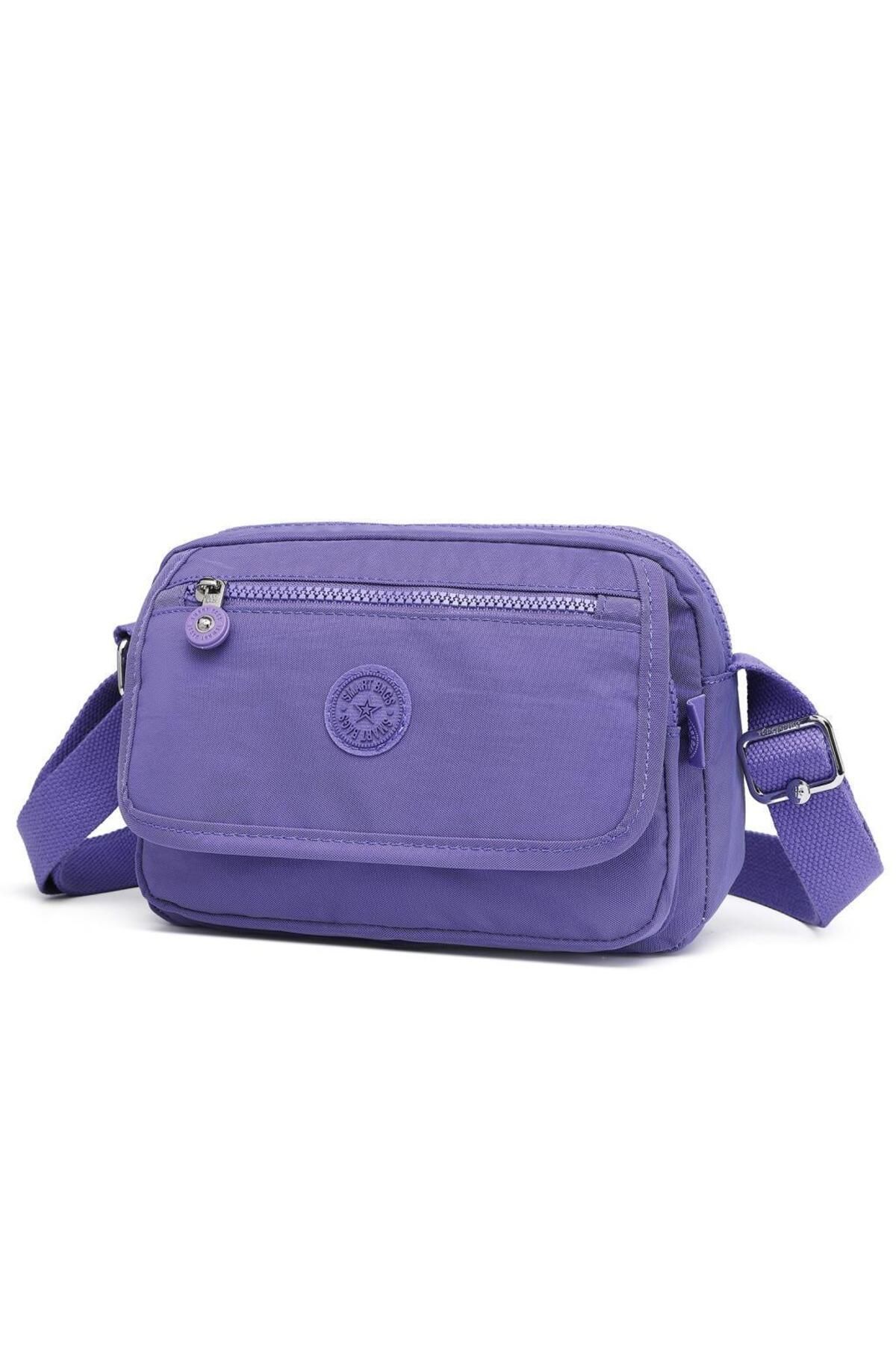 Smart Bags Postacı Kadın Çantası Krinkıl Kumaş 3166 Smart Bags Postacı Kadın Çantası Krinkıl Kumaş 3166